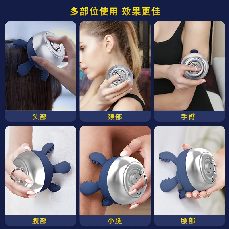 Elektrisch apparaat voor fysiotherapie op de schouder en nek, massagesticker voor de cervicale wervelkolom, nekmassageapparaat voor thuismassage