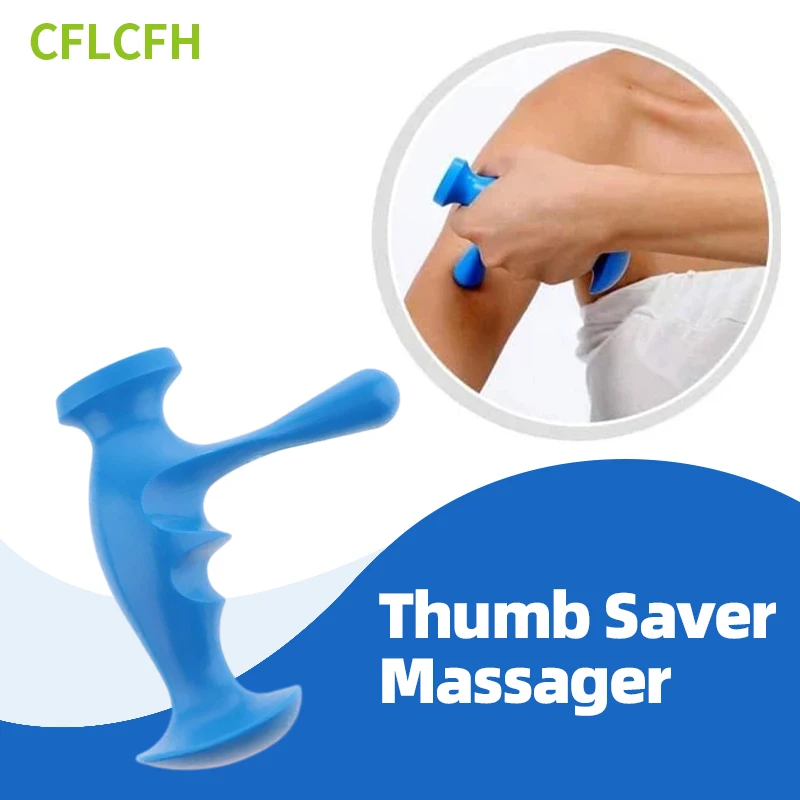 

Thumb Saver Massager Finger Pressure Press Trigger Body Deep Tissue Point Physiotherapy Acupuncture Tool Manual Massage Stick