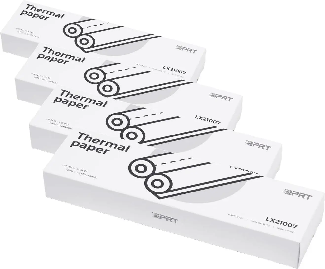 

A4 Thermal Paper 8.3x11.7 Inch 2 Rolls, BPA Free, Compatible with MT890/HPRT MT810/M08F/ITP01/ITP04, for Contracts & Pictures