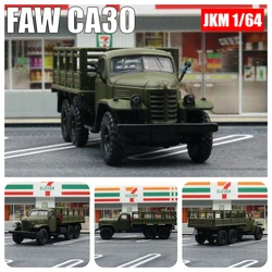 1:64 FAW CA30 Military Transport Truck 1/64 JKM Diecast Toy Car Vehicle Model Classical Zinc Alloy Metal Collection Gift For Kid