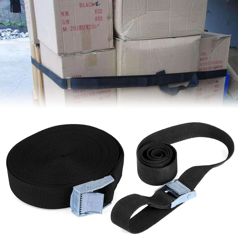

Hot 1-6M Cargo Bundling Luggage Lashing Strong ratchet Car Cargo Strap Buckle Belt