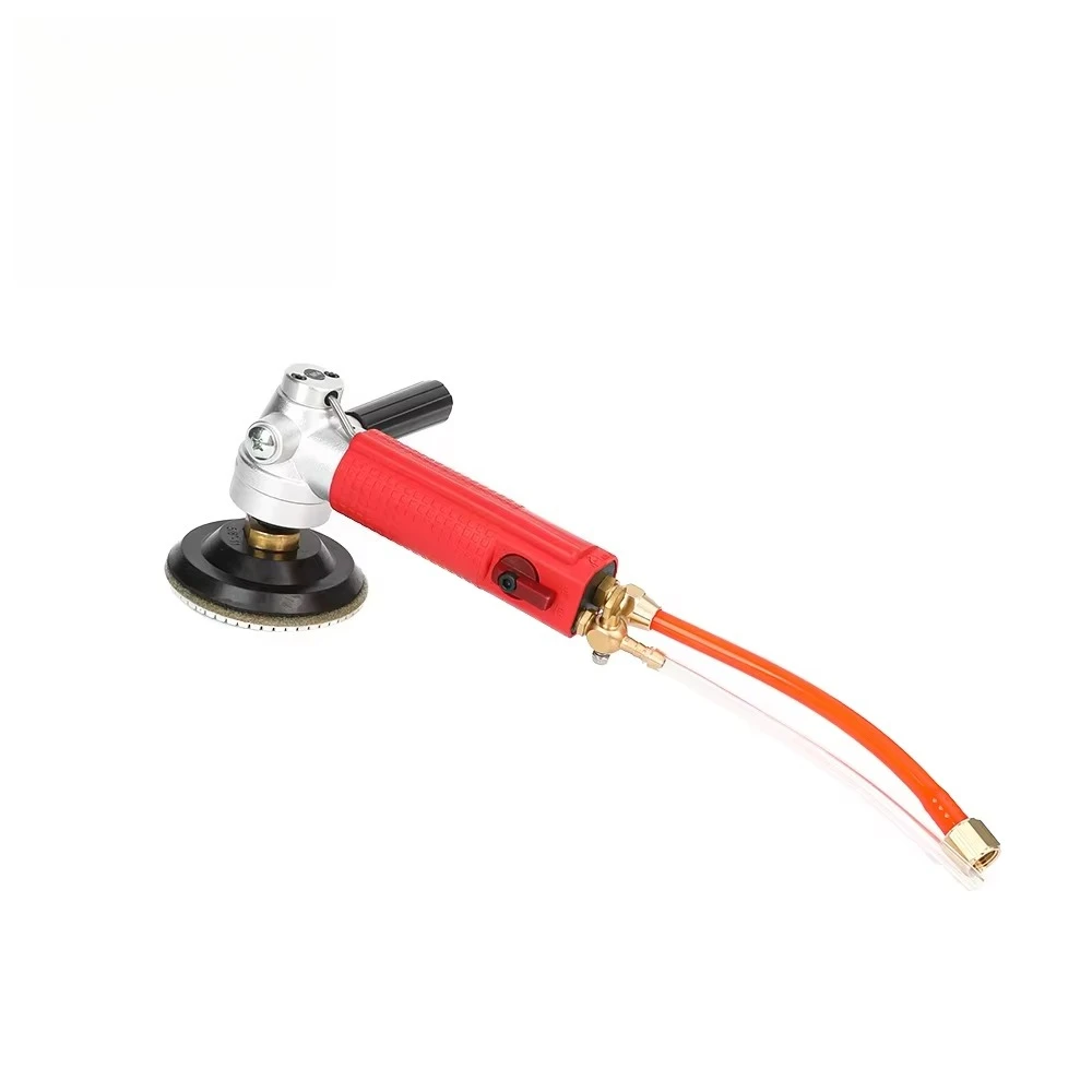 High-quality professional pneumatic angle grinder for wet flexible polishing pads