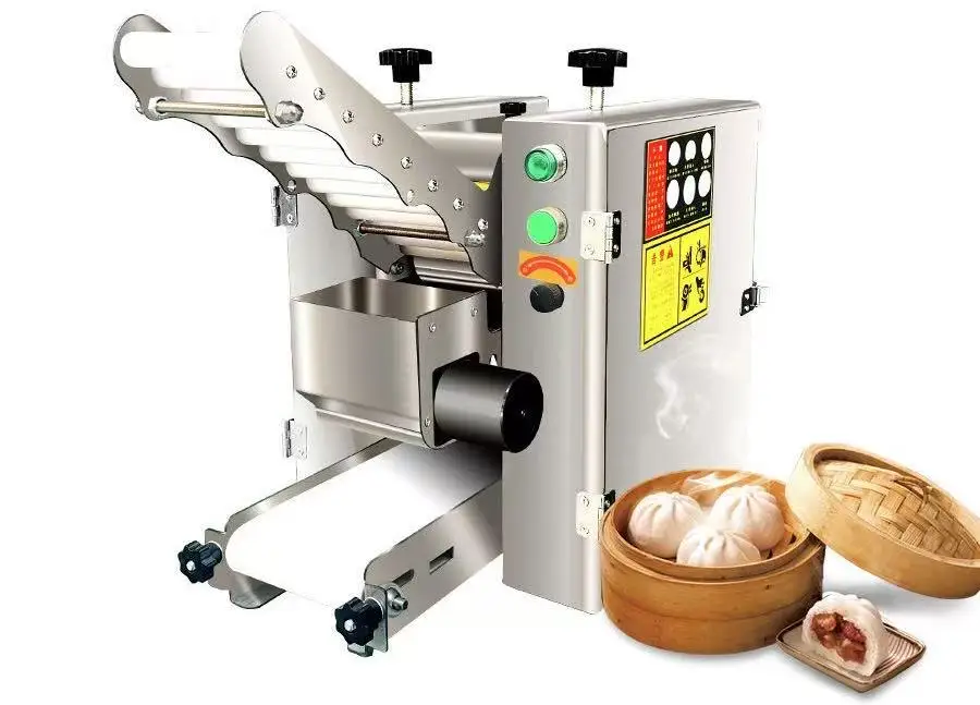 Electric Dough Pita Bread & Chapati Maker Fully Automatic Roti Machine with Motor 250W 60-80pcs/min for Home Use