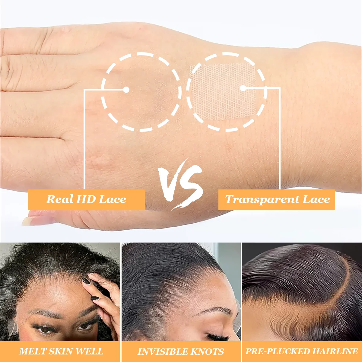 Peruca Frontal de Renda Transparente HD de 40 Polegadas, 200% de Densidade, Cabelo Humano Brasileiro Real, Cachos Birmaneses 7*6 13*6 13*4 para Mulheres