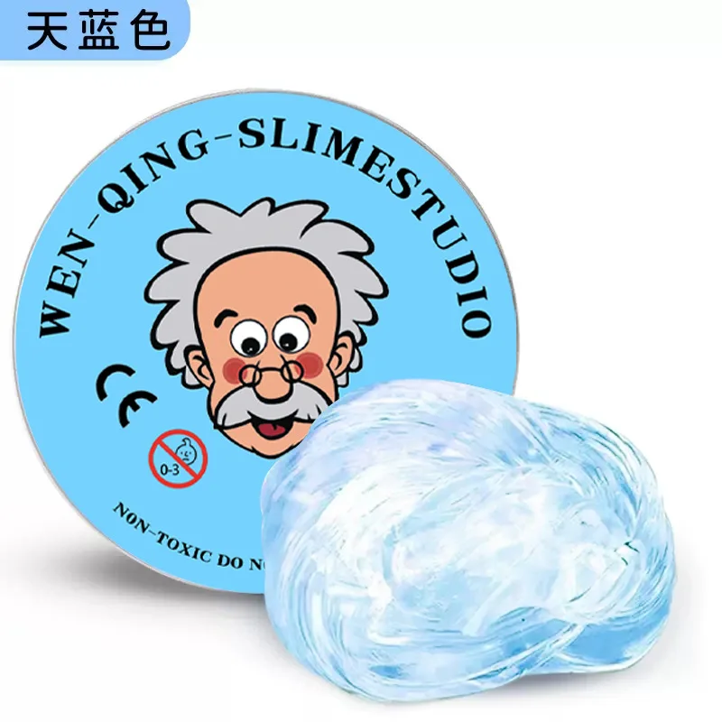 #/ Reusable Putty Liquid Crystal Bouncy Slime Toy Set Kid Safe Mud Stress Relief Toys Color Clay  Handmade DIY Handgum Playdough - view 6
