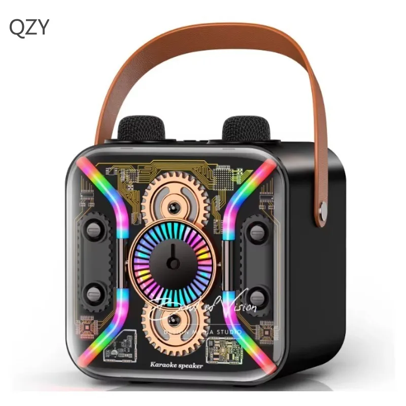 2026 New Portable Karaoke Microphone Speaker, Home KTV  All-in-One Mic, Outdoor Wireless Singing Speaker