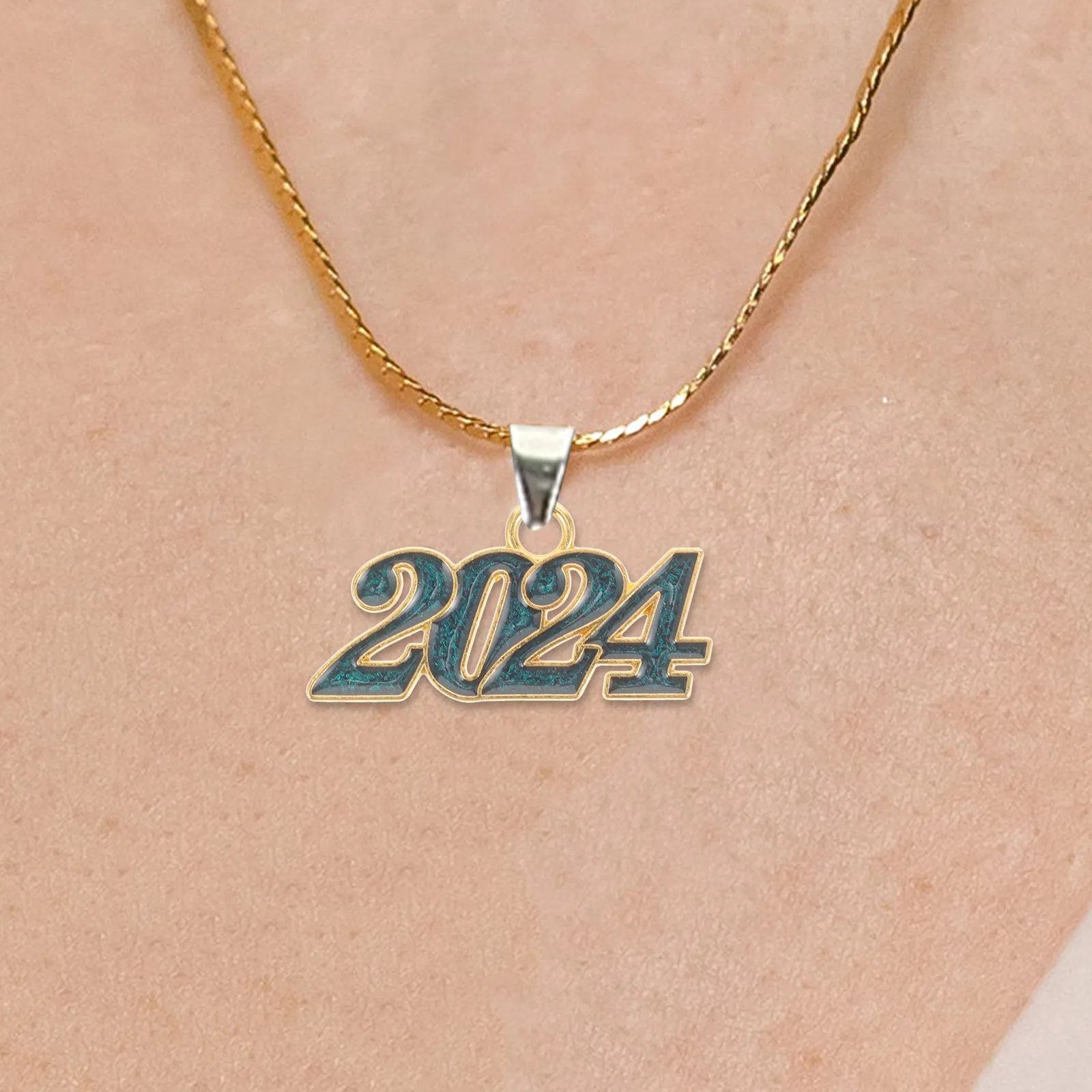 

10 Pcs 2024 Zinc Alloy Pendant Necklace Charms Accessories Retro Bead Bracelet Making Year New Elegant Jewelry Parts