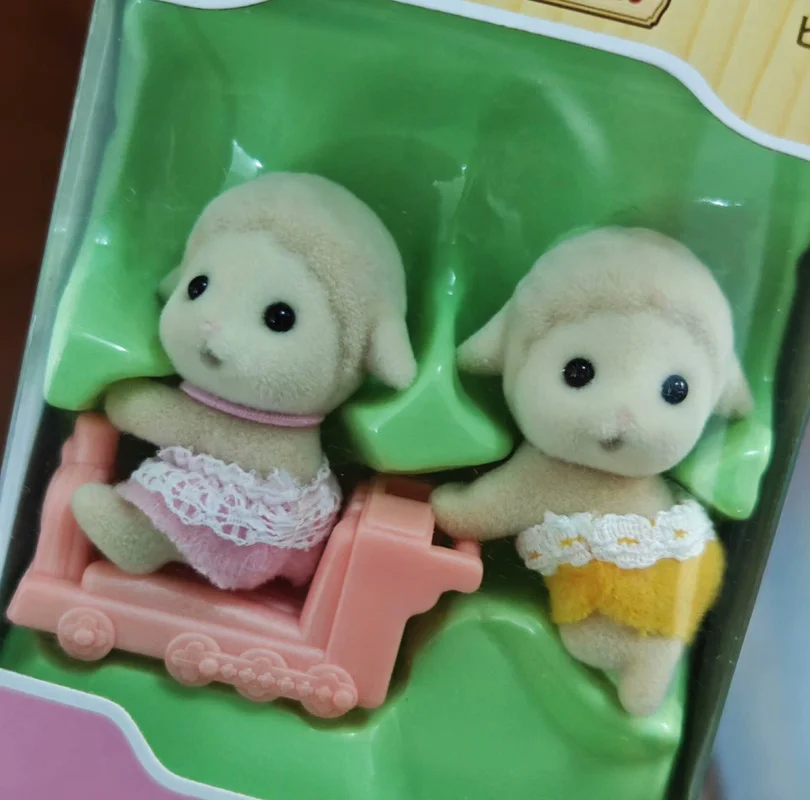 ฟิกเกอร์อนิเมะครอบครัว Sylvanian ทารกจิ้งจอกเปอร์เซียแมวกวาง kinkajou ตกแต่งโต๊ะตุ๊กตาขยับแขนขาได้ของเล่นคริสต์มาสของขวัญ