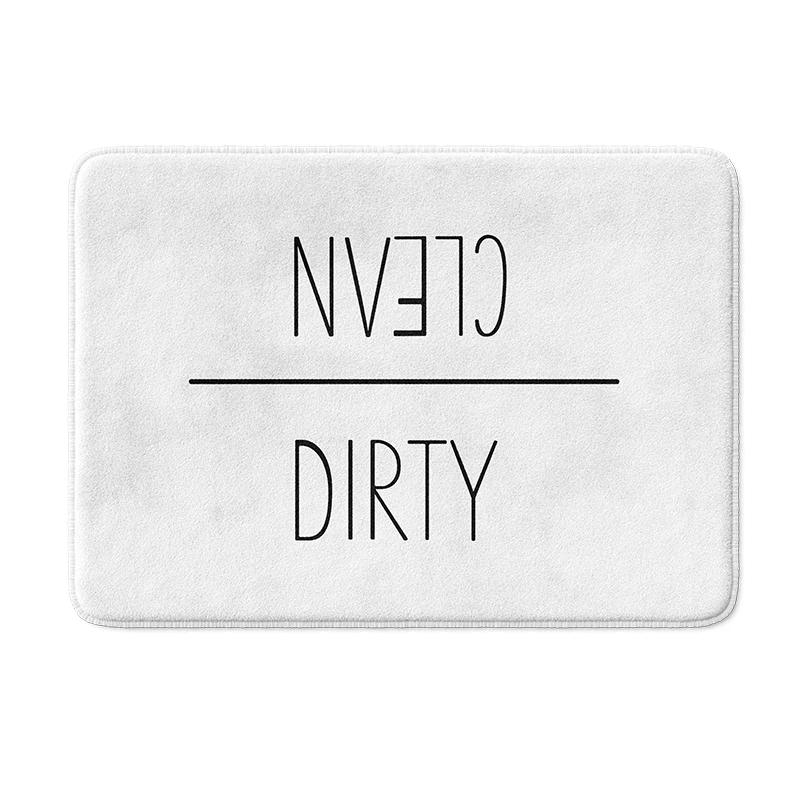 

Коврик для ванной Gaslight Gatekeep Girlboss Dirty to Clean с нескользящим основанием, впитывающий, очень уютный, из фланели, для ванной комнаты и душа