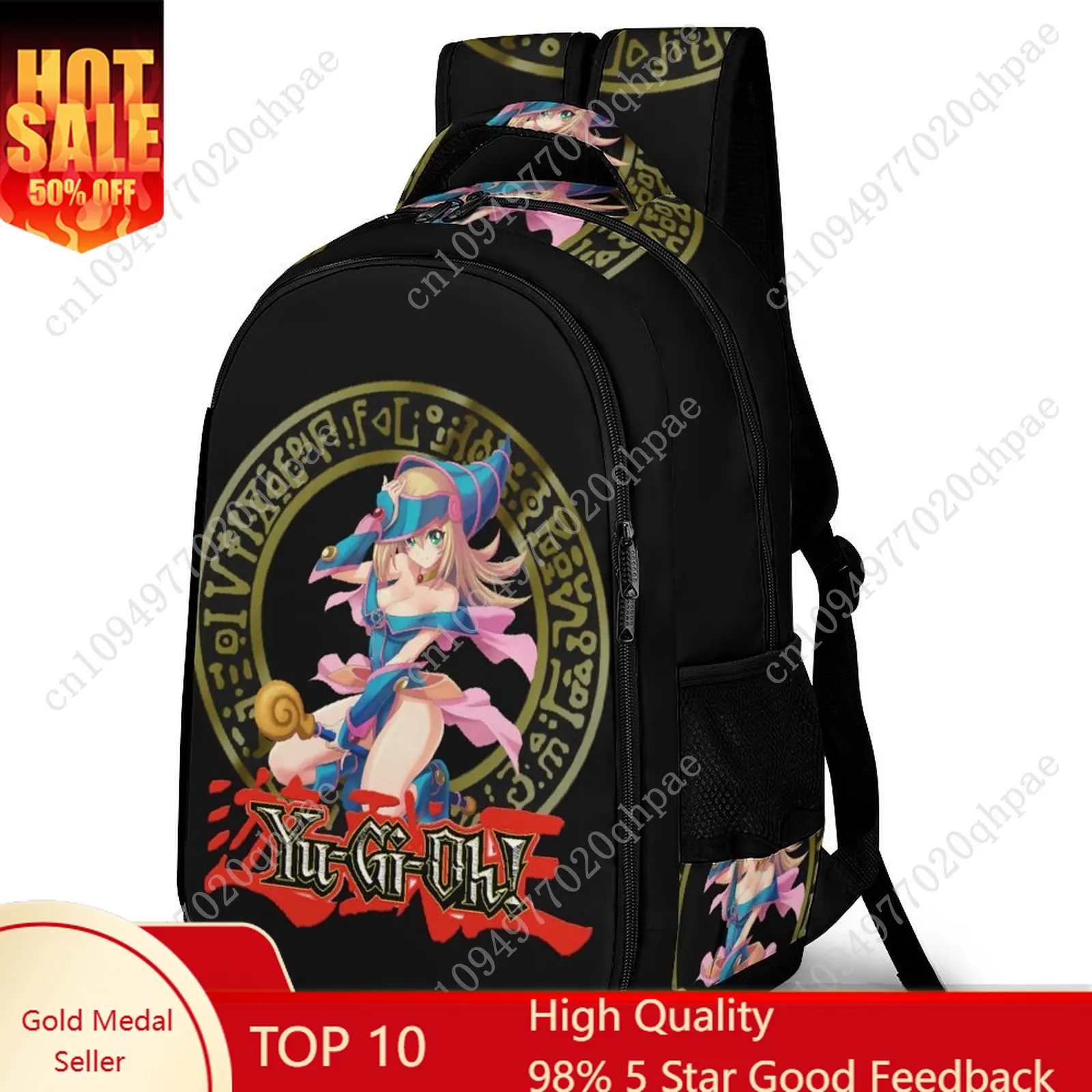 

Yu-Gi-Oh! Kids School Backpack for Boys Girls High Quality Travel Business Capacity Pocket Customizable Personalized Gift