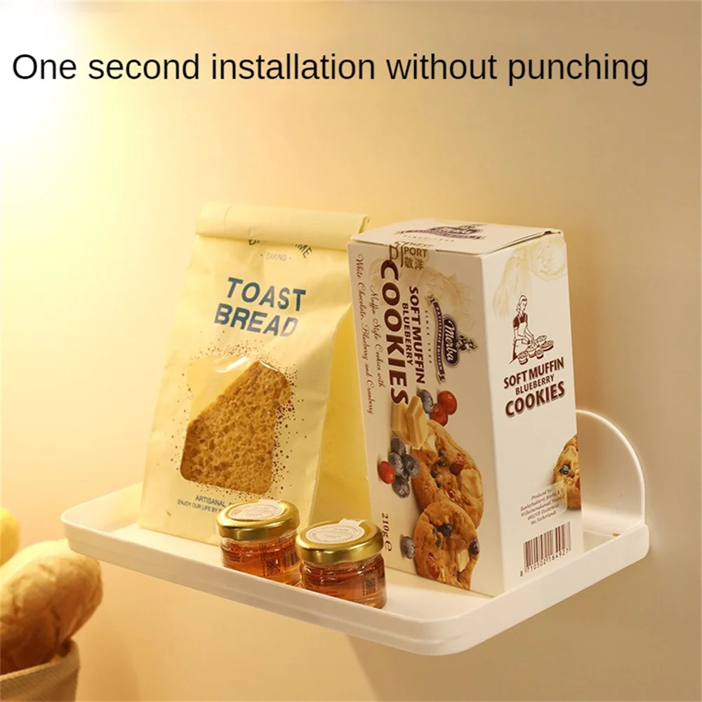 Bathroom Storage Rack Widely Used Foldable Storage Rack Home Storage Wall-mounted Storage Rack Punch-free Punch-free Bracket