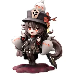 17cm Genshin Impact Hu Tao Ganyu Action Figure Pvc Cute Kawaii Girl Series Anime Characters Collection Desktop Display Gift Toys