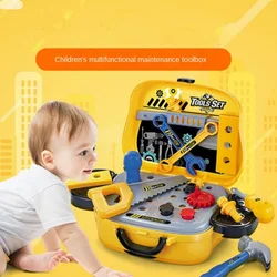 Kids Toolbox Kit Educational Toys Simulation Repair Tools Toys Drill Plastic Game Learning Engineering Puzzle Toys Gifts For Boy