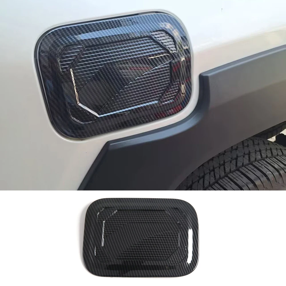 

ABS Carbon Fiber Pattern Fuel Filler Door Gas Tank Trim Sticker For 2026 Toyota Hilux Auto Accessories