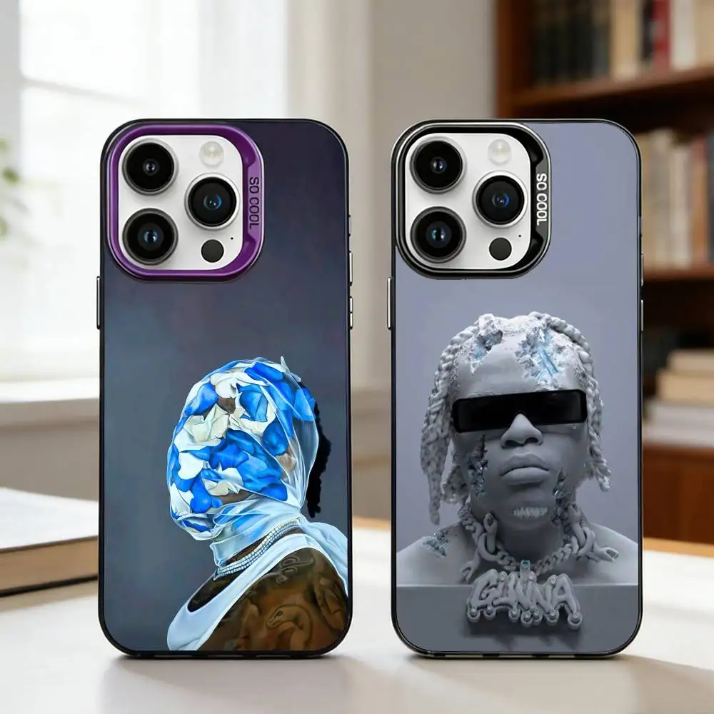 Rapper Singer G-Gunna album Phone Case For iPhone17,16,15,14,13,12,11,Pro,MAX Gray Matte Silicone Black Cover