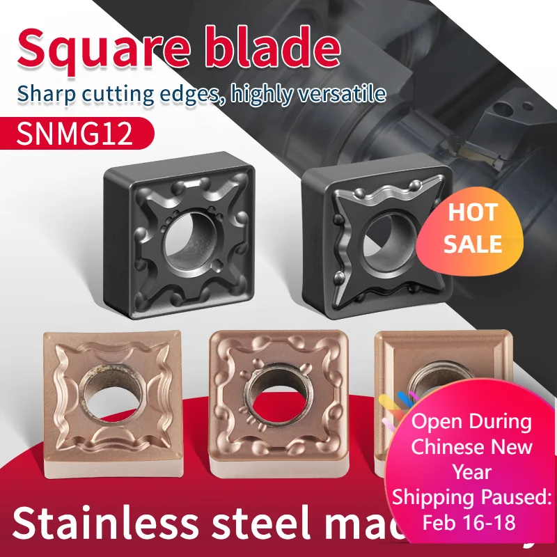

Внешний токарный станок с ЧПУ - SNMG MA/HA/MM 120404/08/12 Специальные лезвия из нержавеющей стали