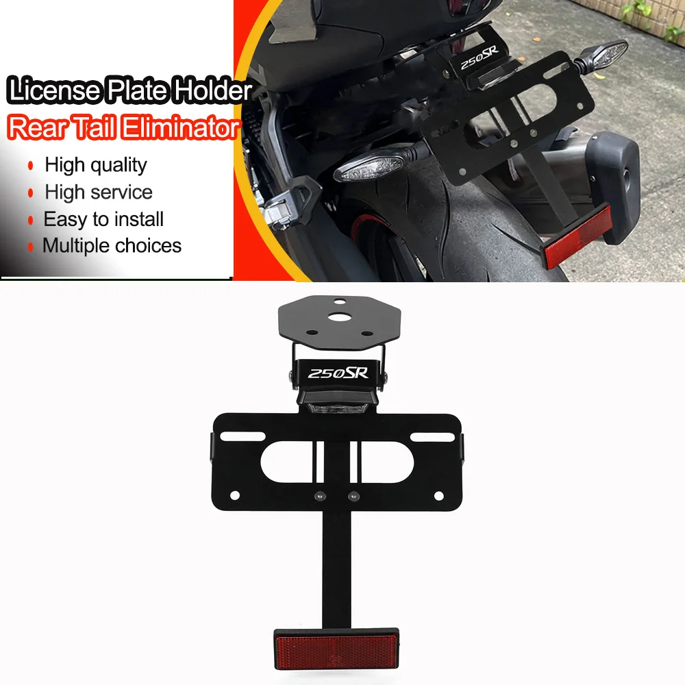 

FOR CFMOTO 250SR 300SR MY22 450SR 450SS 250NK 400NK 650NK 150NK Motorcycle Accessories License Plate Holder Number Plate Bracket