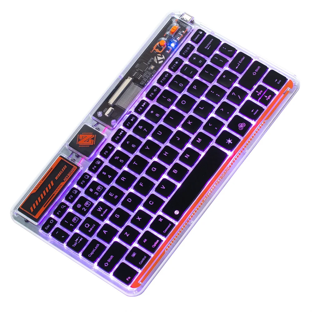 One-click Desktop E-sports Keyboard Mechanical Sense Luminous Mechanical Keyboard Intelligent Sense Of Future Backlit Keyboard