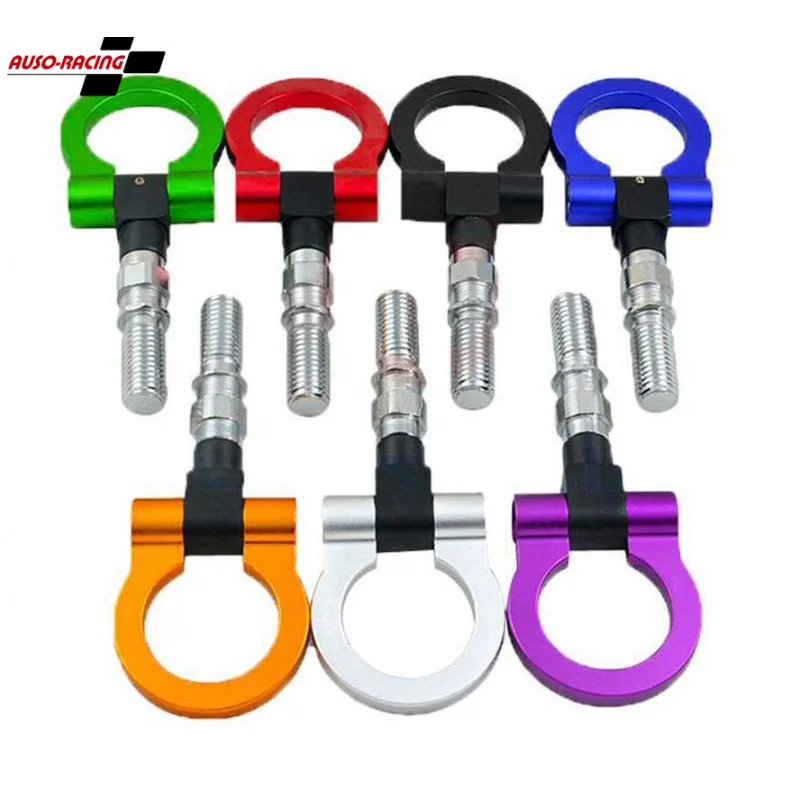 

Factory Sales Car Modified Pieces Front Pole Trailer Hook round Small Trailer Hook Japanese European Style