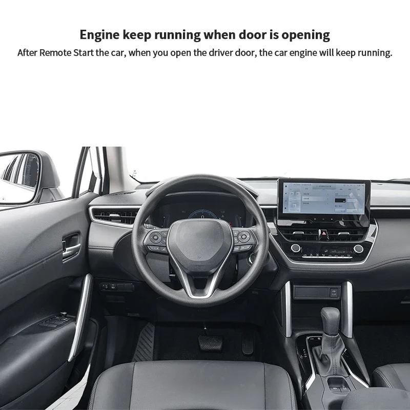 Plug Play Remote Starter Fit for Sienna Venza Sequoia  Tundra Granvia Gas Engine Cars  Auto Transmission Only