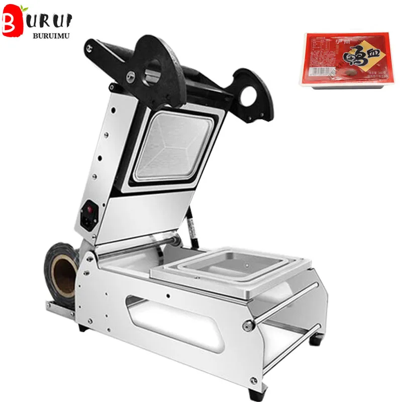 수동 프레스 식품 테이블 플라스틱 트레이 식품 포장 기계 용기 접시 실러 테이크아웃 식품 밀봉 기계