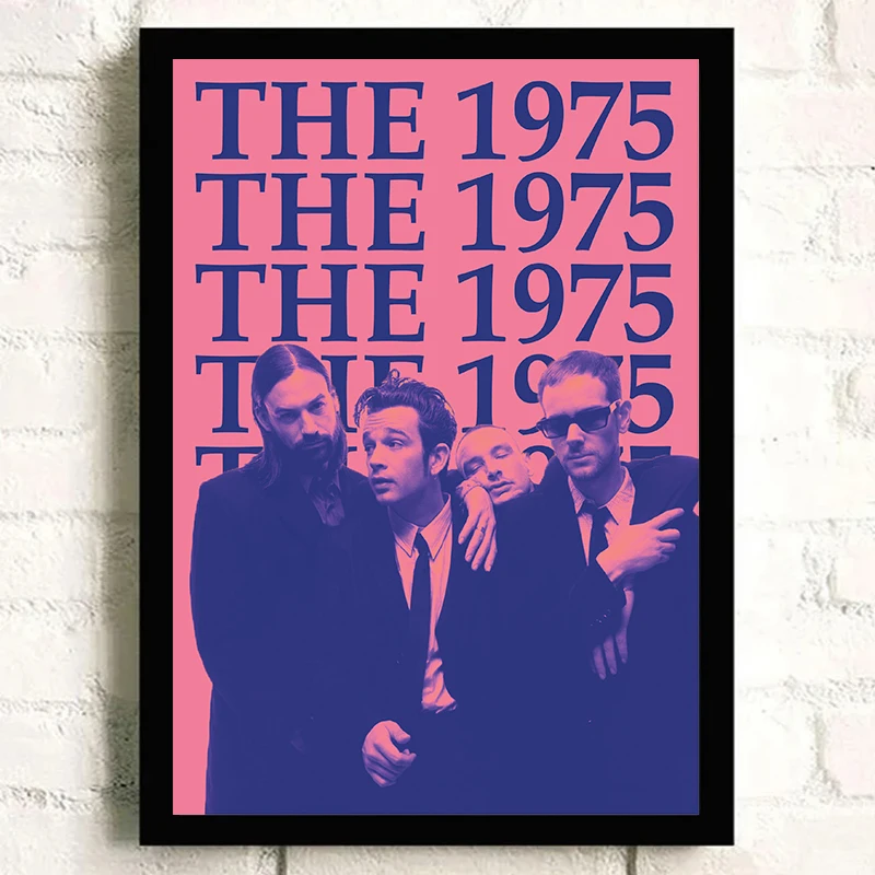 The 1975 Rock Band Posters New Music Album Cover Magazine Canvas Painting Print Wall Art Pictures For Room Home Decor Fans Gift