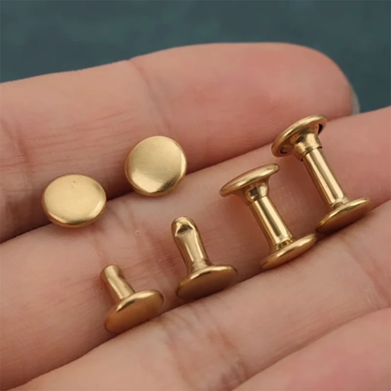 

Металлические заклепки с двойной крышкой, металлические круглые шипы, 6 мм, 7 мм, 8 мм, 9 мм, 10 мм, 12 мм для ремонта ремня, обуви, сумки, одежды, изделия из кожи, сделай сам