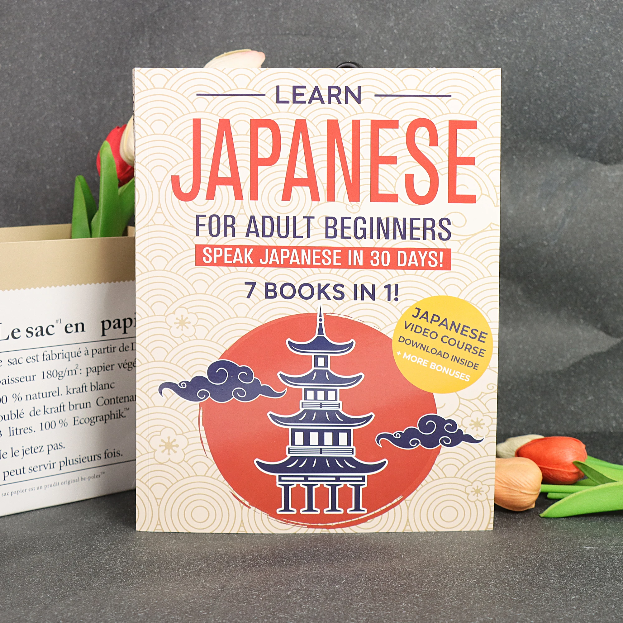 

Zero-Basis Japanese Learning Book for Adults, 30-Day Spoken Japanese Textbook, 7-in-1 Self-Study Guide, Japanese Beginner Planne