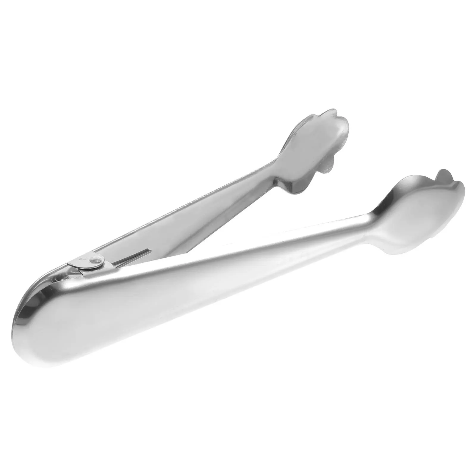 

1pc Stainless Steel Food Tong Multipurpose Bbq Clip For Kitchen Restaurant Steak Serving Heavy Duty Smooth Polishing