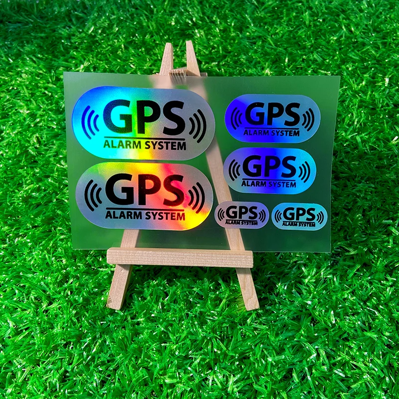 1SET GPS Reflective Laser Motorcycle Stickers Waterproof Motorbike Fuel Tank Car Window Electric Scooter Sunscreen Vinyl Decals view 4