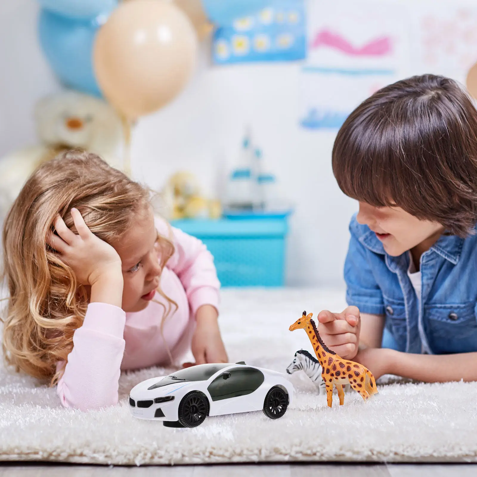 

1Pcs Music Electric Mini Car Creative Glowing Educational Plaything for Kids Improve Cognitive Ability Children Gift