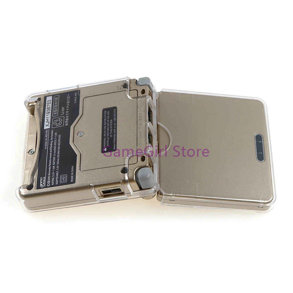 10 مجموعات لـ GBA SP غطاء حماية شفاف حافظة كريستالية لملحقات وحدة التحكم في الألعاب Gameboy Advance SP