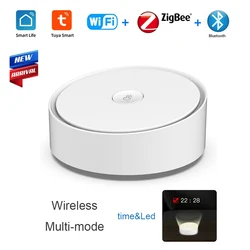 Wired Wireless Hub Multi-mode Gateway Smart Life Tuya App Voice Control ZigBee WiFi Bluetooth Remote Controller Alexa Google Hom