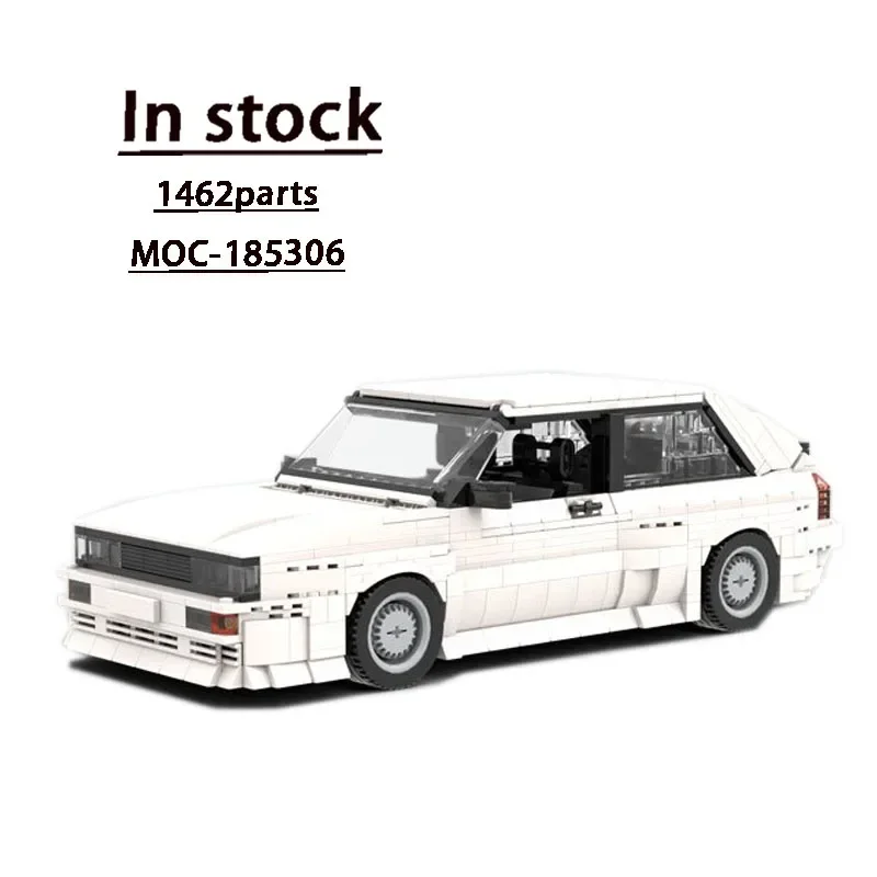 MOC-185306White Classic Movie Clip SupercarBuilding Block Model1462Building Blocks Parts Kids Birthday Building Blocks Toy Gifts