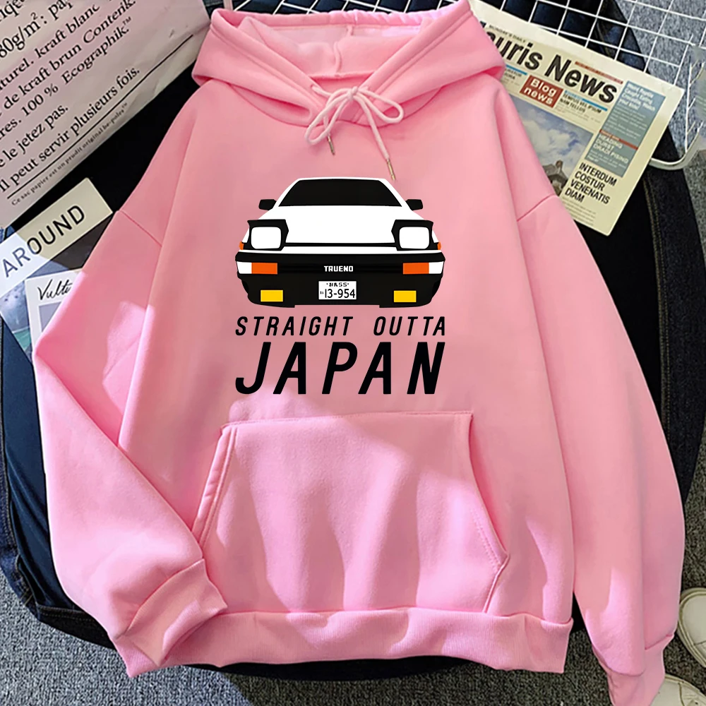 Japan Anime Hoodie Takumi Fujiwara Tofu Shop Deliverer Ae86 Hachi Roku Jdm Sweatshirt Tops Men's Hip Hop Streetwear