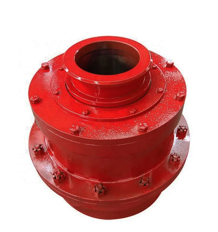 Heavy Excavator Transmission Connection Parts Steel 35 Large Casting Gear Shaft Half Coupling