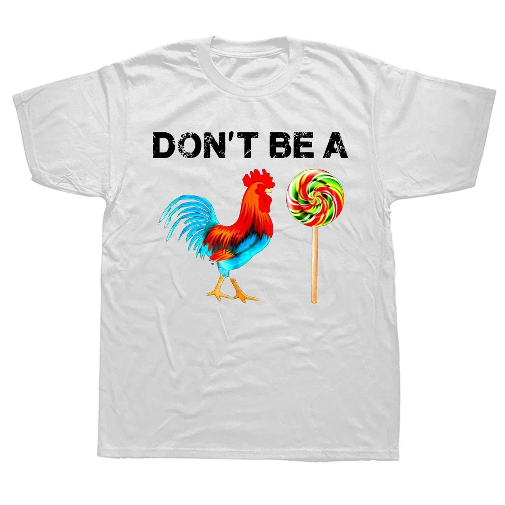 Clothing Casual T-shirts Dont Be A Sucker Funny Fathers Day Cock Chicken Farmer Tee Tops Round Neck Short-Sleeve Fashion Tshirt