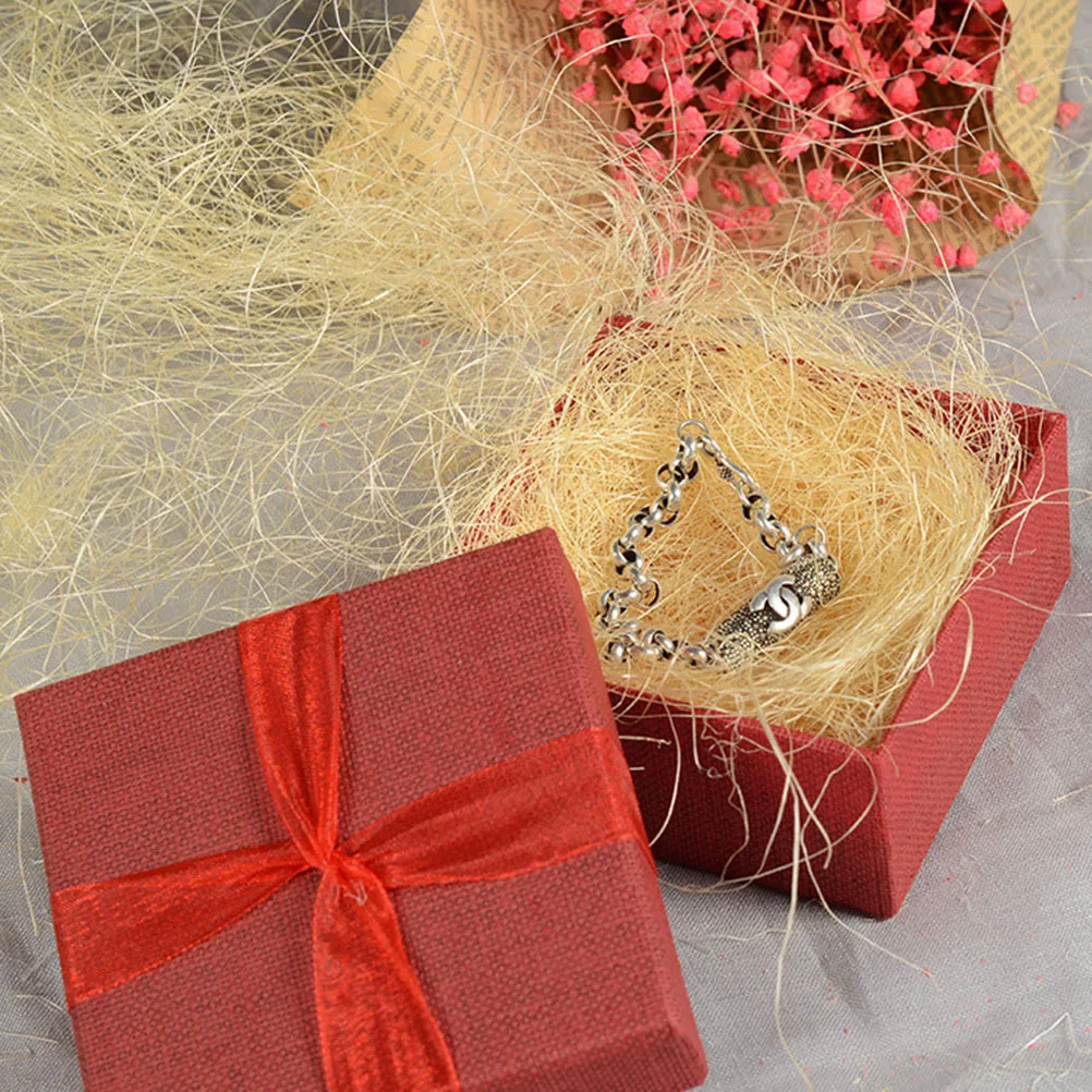 

Eco-Friendly Jute Silk Filling Material Flexible Gift Box Filler for Wedding Party Candy Boxes Decor Accessories