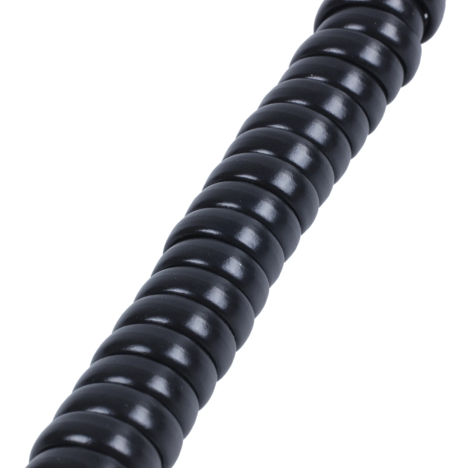 Сменный разъем SCLS RJ9 4P4C, спиральный эластичный телефонный кабель, черный