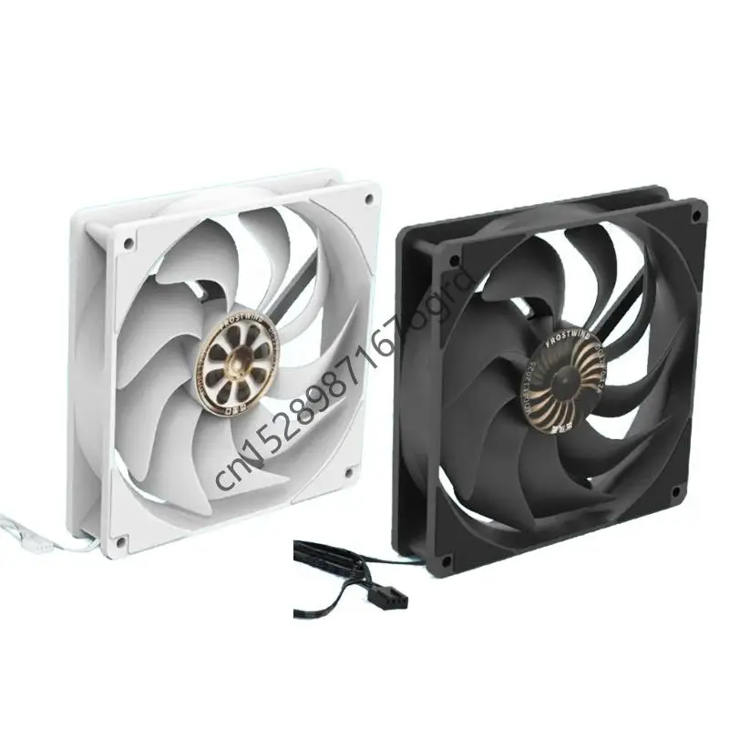 

PWM Controlled 12CM CPU Cooling Fan With Temperature Quiet Operation Plastic Metal Durability 634A