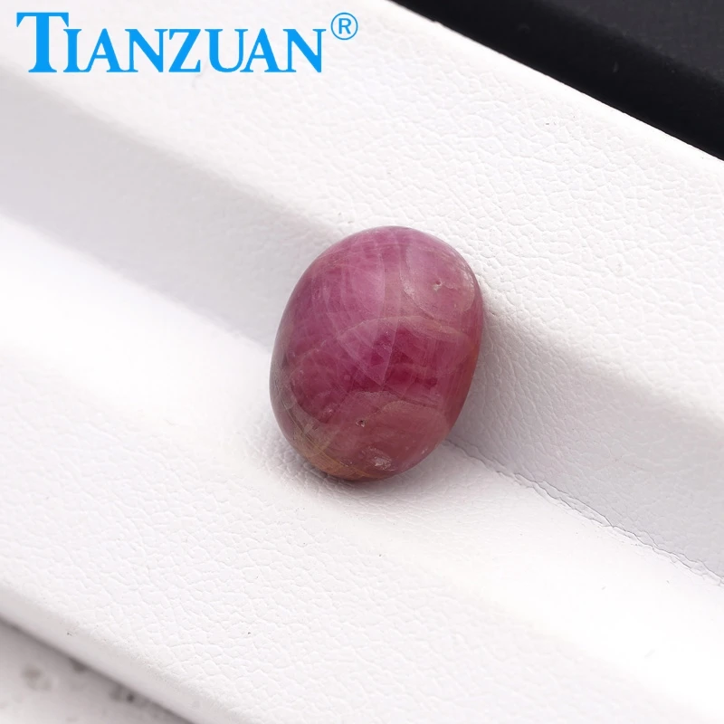 7.86ct Natural Ruby Oval Shape Filled Ruby Cabochon Gemstone Loose Gem Stone with NGTC Certificate