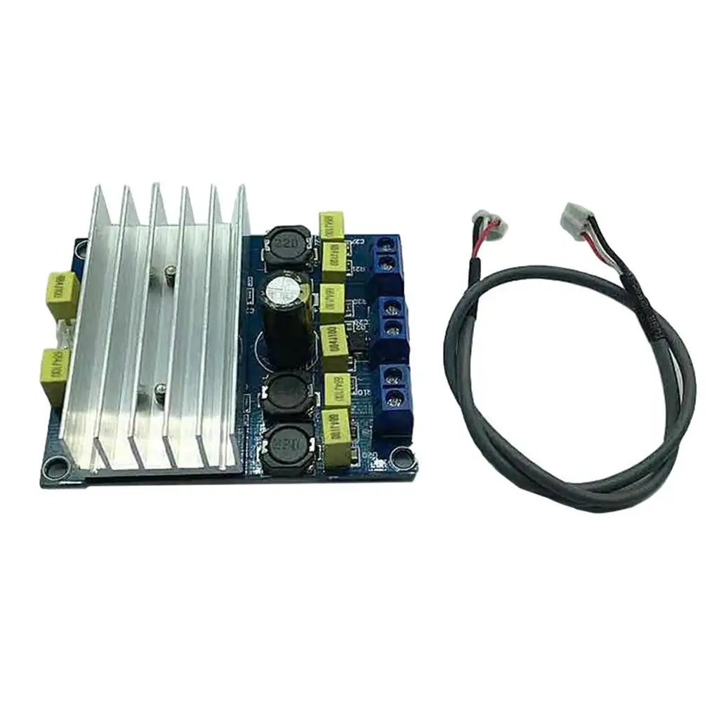 TDA7492 2x50W D Class High Power Digital Amplifier Board with Radiator 10-26V