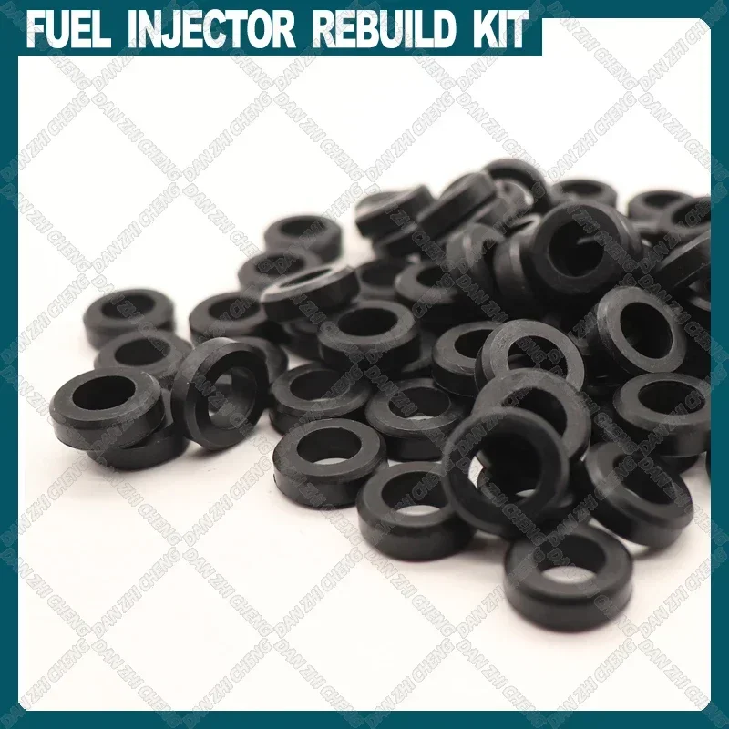 Fuel Injector Corrugated Rubber Seal O-Rings 16 x 5.8mm OD 9mm 500 Pcs for Toyota Lexus Nissan Honda Mazda