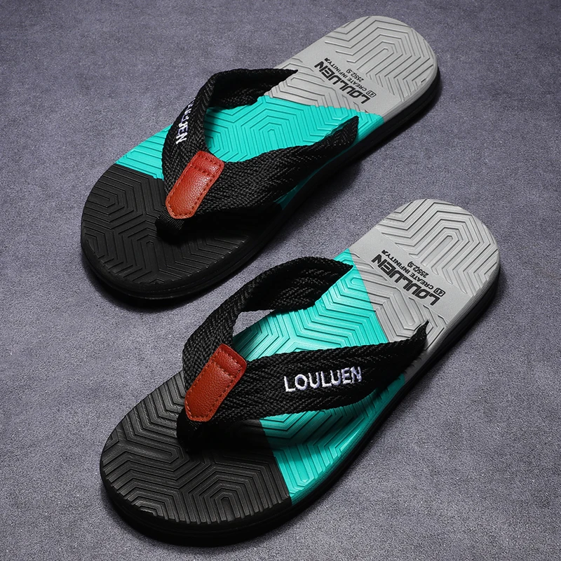 High Quality Brand Men Flip Flops Summer Beach Flip Flops Men Fashion Breathable Casual Beach Men Slippers Summer Outdoor