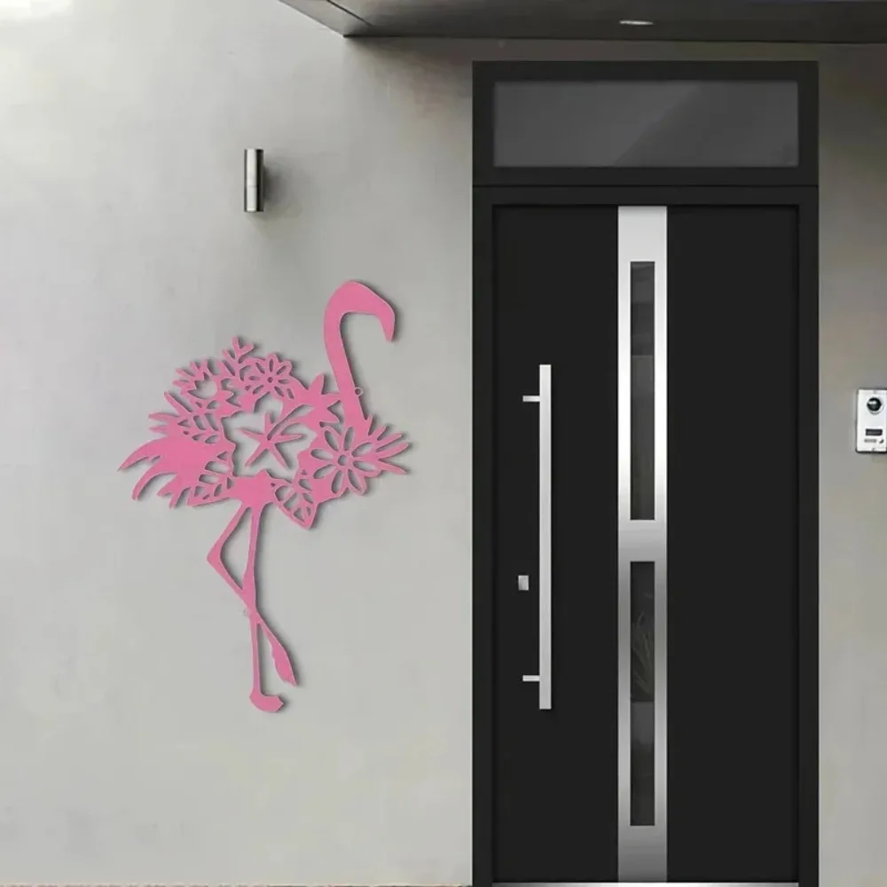 Escultura de pared de metal de flamenco: decoración del hogar y el jardín, arte interior/exterior, regalo para los amantes del flamenco