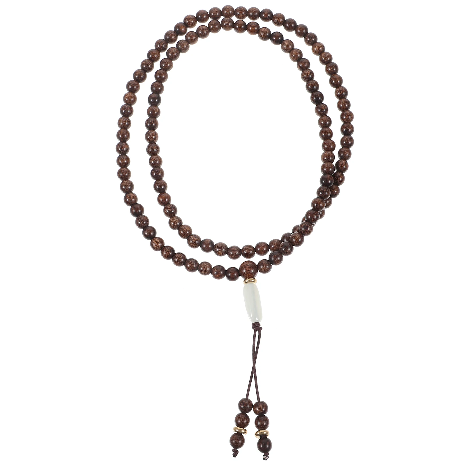 S สร้อยข้อมือ 108 ลูกปัดผู้ชาย Rosary ไม้สวดมนต์ Multi เปิดกําไลข้อมือ 6 มม.Golden S สร้อยข้อมือ H made ไม้