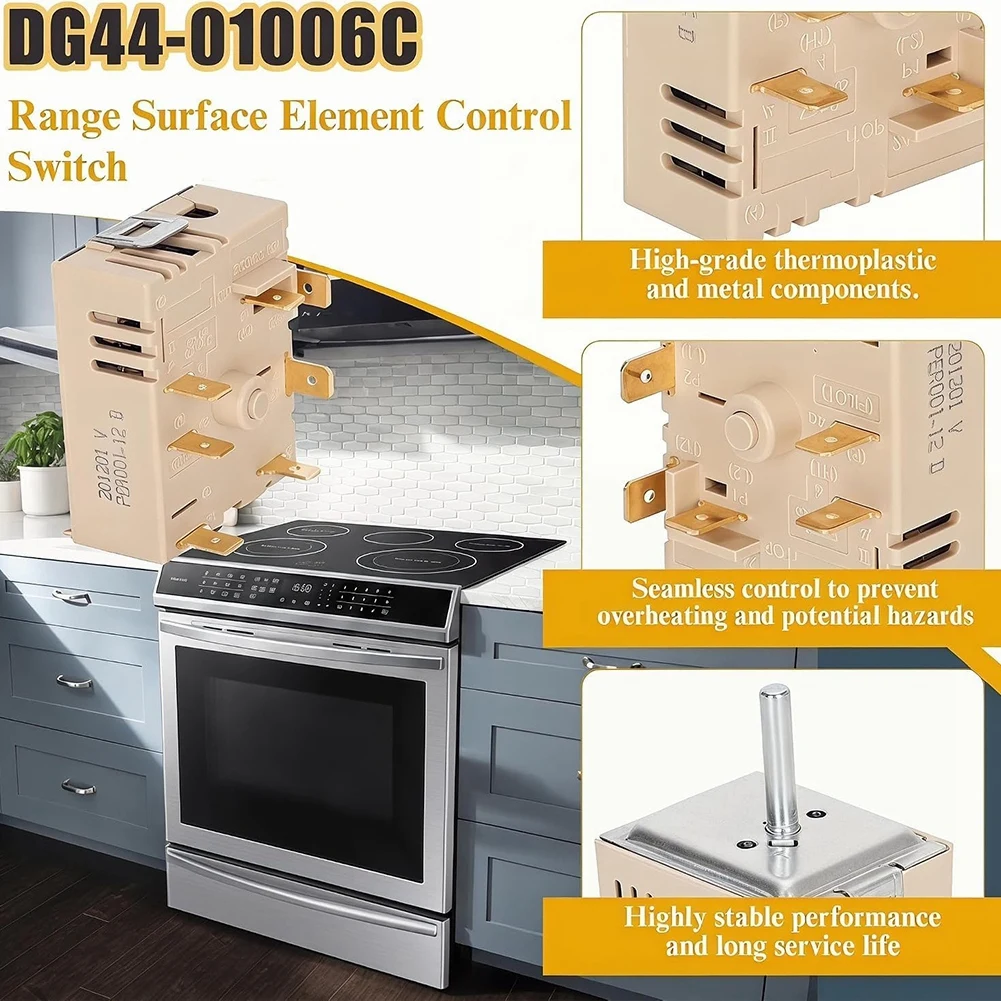 【AA86】DG44-01006C Surface Infinite Switch For Range