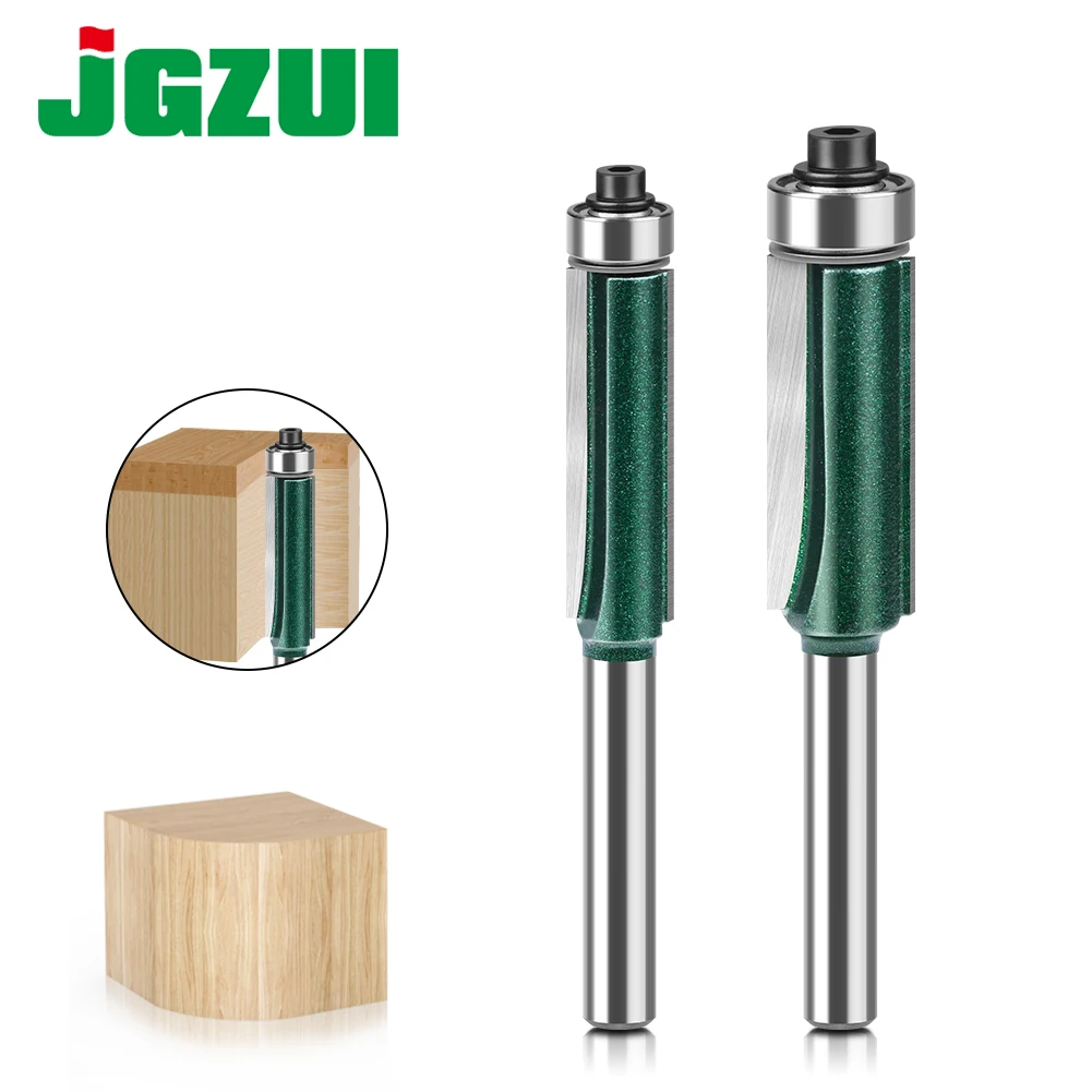 

1pc 6mm 1/4" Shank Professional Bearing Trimming Router Bit Chamfering Router Bit Woodworking Milling Cutter Woodworking Tools