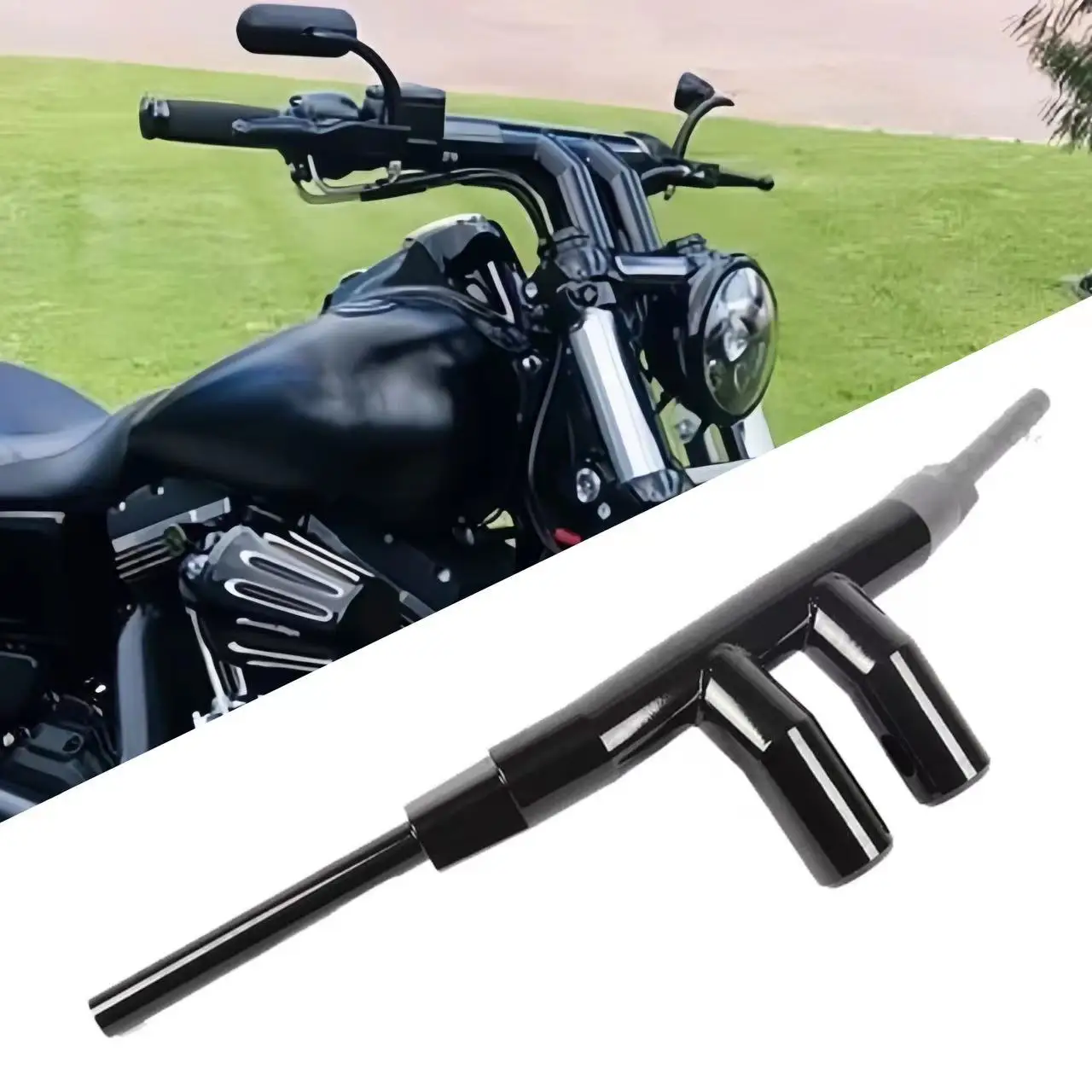 Motorcycle Handlebars 2-inch T Handlebar For Harley NIGHT ROD SPECIAL V-Rod Height Increasing Accessories Customizable