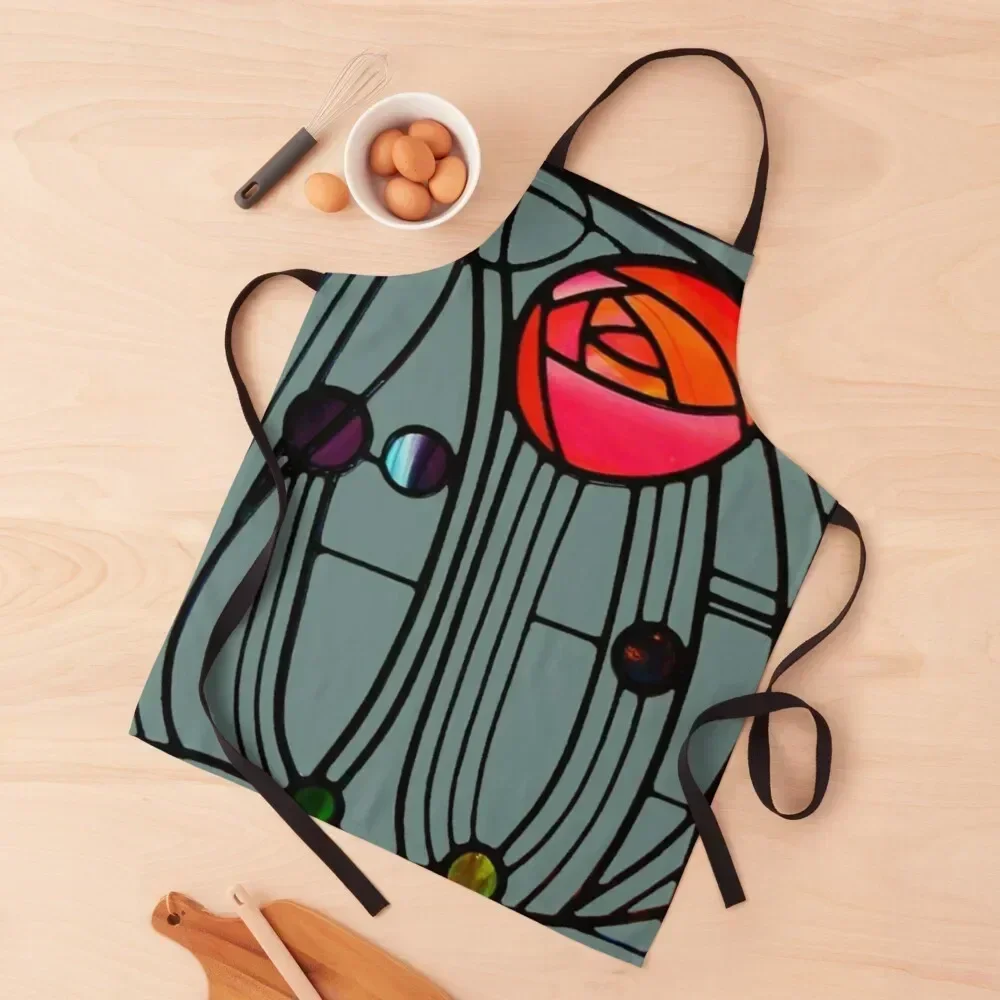 

Charles Rennie Mackintosh - widow,No,02. Apron Kitchen Supplies Kitchen Front for women halloween Apron